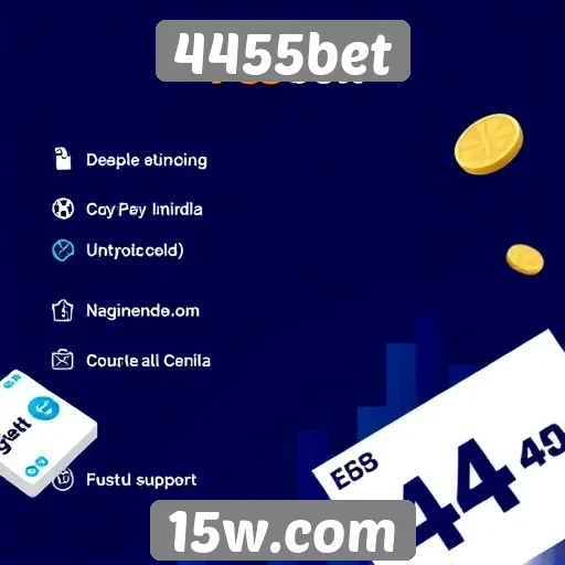 Métodos de pagamento disponíveis no 4455bet